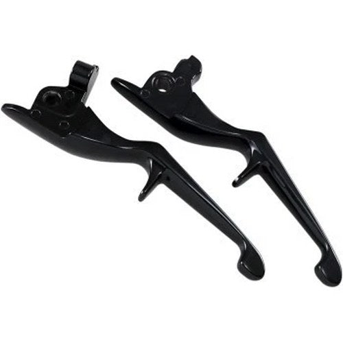 Kuryakyn 1819 Black Trigger Clutch & Brake Levers Set for 17-20 Harley Touring