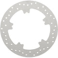 Polished Stainless Steel Drilled Front Brake Rotor for 06-10 Fxd & Other Models