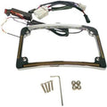 Custom Dynamic TF05-HD-C Chrome Run/Brake/Turn LED Radius License Plate Frame