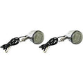 Custom Dynamics Chrome Smoke Universal LED Bullet Bezel Turn Signals