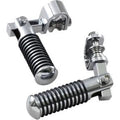 Drag Specialties DS-253300 Clamp Mount Footpegs for 1-1/4" Highway Bar