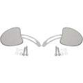 Drag Specialties 0640-1098 Chrome Touring Mirror with Long Slotted Stem