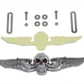 V-Twin 42-1530 Skull Wing License Plate Ornament