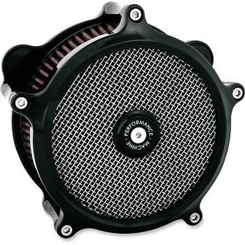 Performance Machine Black Super Gas Air Cleaner for 08-16 Touring
