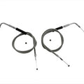 V-Twin 36-0129 42" Stainless Steel Throttle and Idle Cable Set