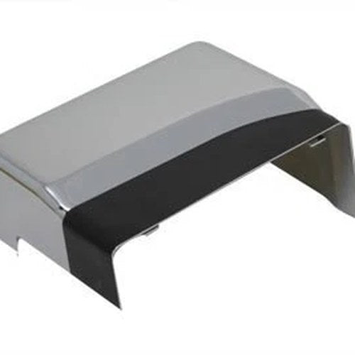 V-Twin 42-0701 Battery Top and Side Cover Chrome with Black Accent