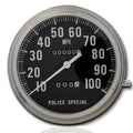 V-Twin 39-0303 Police Special Speedometer with 1:1 Ratio