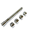 V-Twin 44-0006 Chrome Front Axle Kit