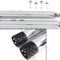 V-Twin 30-3383 Muffler Set with Black Shooter Style Ends