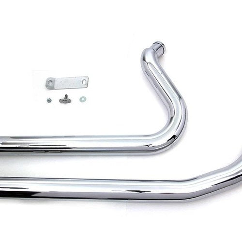 V-Twin 30-0579 Wyatt Gatling Exhaust Drag Pipe Set Side Slash Shorty