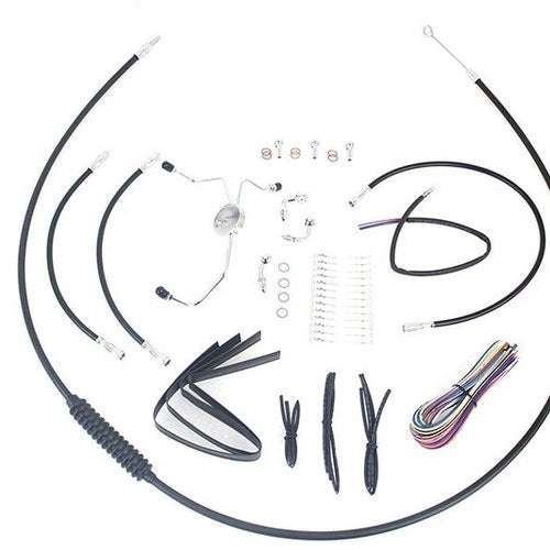 V-Twin 36-1609 12"-14" Handlebar Cable and Brake Line Kit