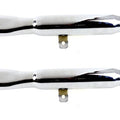 V-Twin 30-1877 Mini Fishtail Muffler Set Chrome