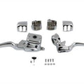 V-Twin 22-0821 Smooth Contour Handlebar Control Kit Chrome