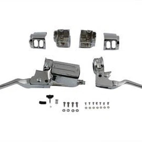 V-Twin 22-1076 Chrome Handlebar Control Kit