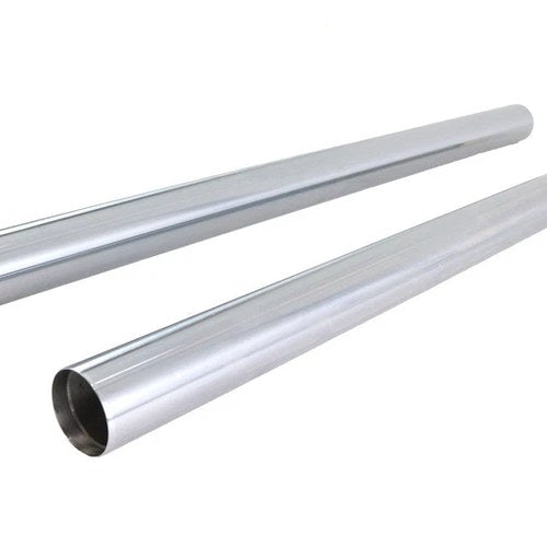 V-Twin 24-1435 Hard Chrome 49mm Fork Tube Set +4 Over Stock