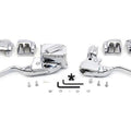 V-Twin 22-0602 Handlebar Control Kit Chrome