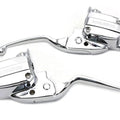 V-Twin 26-0455 Handlebar Control Kit Chrome with Hydraulic Clutch