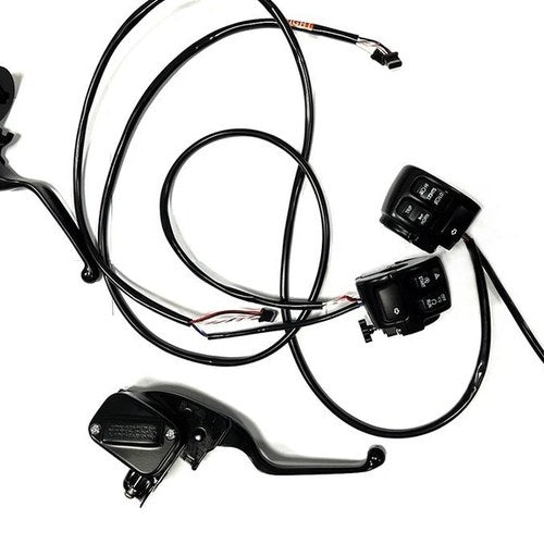 V-Twin 22-1837 Handlebar Control Kit Black