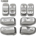 Drag Specialties 0610-0807 Chrome Switch Button Covers Caps for Touring 14-23