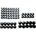 Drag Specialties 2404-0985 Black Bolt Cover Kit for M8 17-23 Motor / Engine Only