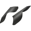 Ciro 16001 Black Heat Deflectors for Indian