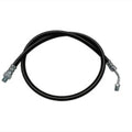 V-Twin 23-0720 Rear Brake Hose Black Rubber 33.5" DOT Approved -Harley Flh 73-80