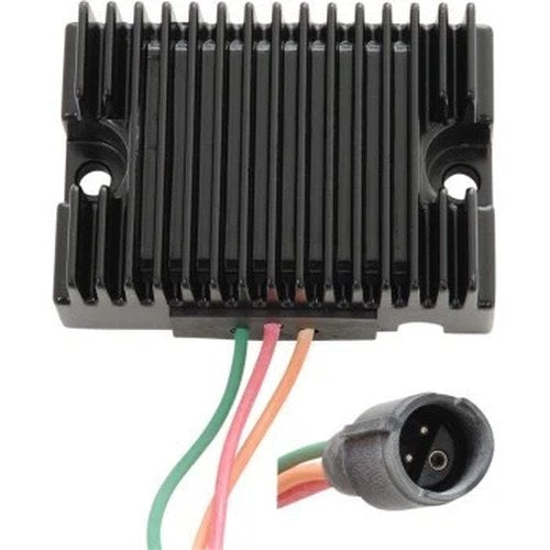 Drag Specialties 2112-0824 Black Solid-State Regulator for 82-84 Sportster