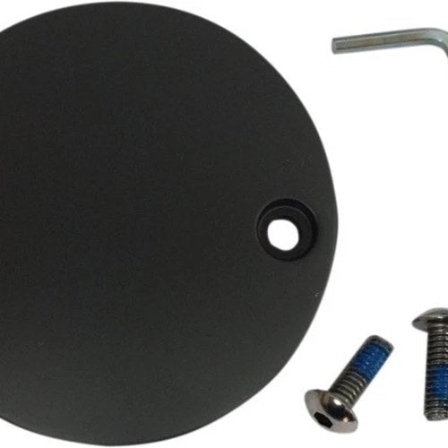 Drag Specialties 0940-1643 Flat Black Timer Points Cover for M8 17-24