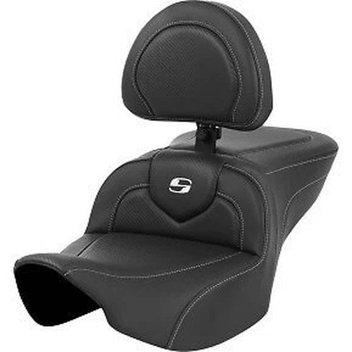 Saddlemen 823-07-185BR Roadsofa™ Carbon Fiber Seat- Backrest Harley FL '23-'24
