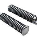 V-Twin 27-1626 Chrome Extended O-Ring Foot Pegs for Harley Male Mount
