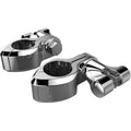 Ciro Standard Chrome Engine Guard Highway peg Hingless Mounting Clamp Kit
