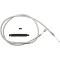 LA Choppers LA-8110C13 Stainless Steel Braided Clutch Cable 12-14"