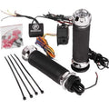 Performance Machine (PM) Chrome Apex Heated Hand Grips for Electronic Throttle