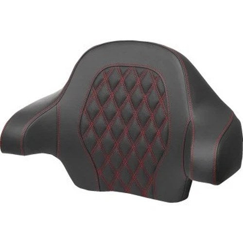 Saddlemen 814-07-15004 Tour-Pak Backrest Pad Red Lattice Stitch for 14-24