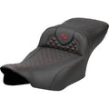 Saddlemen 823-07-20904 RoadSofa Seat Extended Reach Red Dragon Scale Stitch