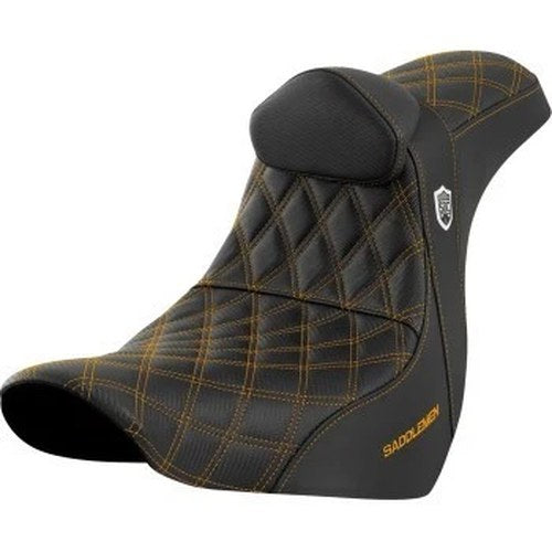 Saddlemen SC81829GOLRT Pro Series Sdc Performance Seat w Backrest for 18-24 Fxlr