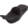 Sadldemen 808-07B-182B8 RoadSofa Seat Burgundy Stitch for 08-24 Touring