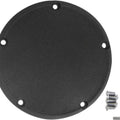 Drag Specialties 1107-0362 Wrinkle Black Clutch Derby Cover for Harley Twin Cam