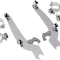 Memphis Shades Sportshield Hardware Polished Kit Harley Sportster & Fxd Dyna