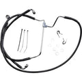 Drag Specialties 1741-3978 Extended Length Black Vinyl Brake Line Kit