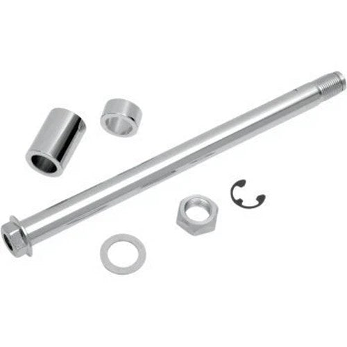 Drag Specialties Chrome Rear Axle Kit for 08-17 Fxd Dyna (except Fxdf & Fxdwg)