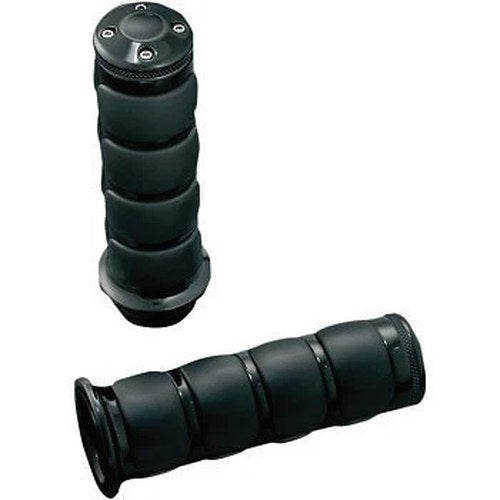 Kuryakyn 6337 Black Iso Hand Grips for Triumph Motorcycles