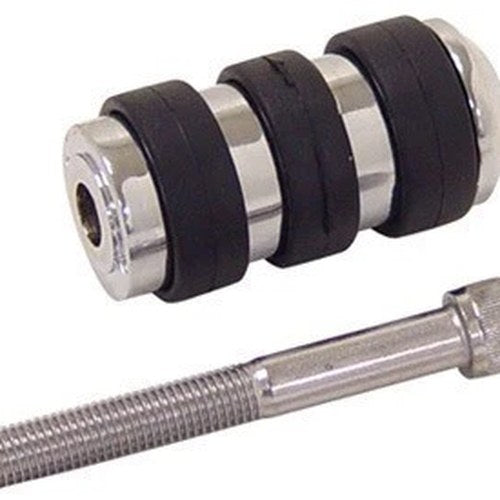 V-Factor 44152 Chrome Standard Length Iso Anti-Vibe Shifter Peg for Harley