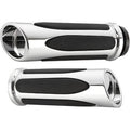 Arlen Ness 07-052 Chrome Deep Cut Comfort Series Hand Grips for Electronic Tbw