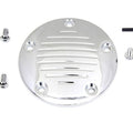 V-Twin 42-1144 Chrome Grooved Timer Points Ignition Cover for Twin Cam