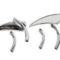 V-Twin 34-0136 Tear Drop Mirrors for 65-25 Harley Sportster Softail Dyna