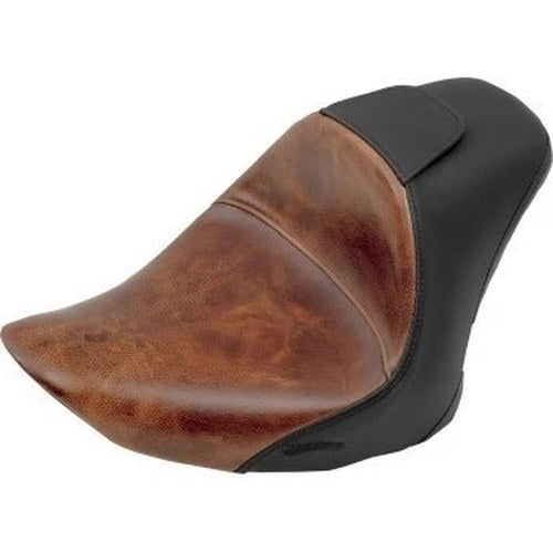 Saddlemen 806-12-0041B Renegade Lariat Leather Solo Seat
