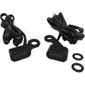 Drag Specialties Black Smoke LED Handlebar Marker Lights for Sportster 04-21