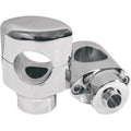 LA Choppers LA-7410-00 Chrome 1-1/2" Springer Handlebar Riser Kit