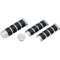 Kuryakyn 6780 Chrome Iso Hand Grips for Harley with Heated Grips